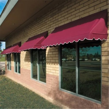 Idmworldwide Sunsational Traditional Awning Burgundy 8 Ft. 3020708